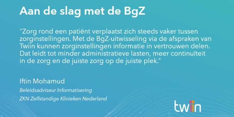 Aan de slag met de BgZ